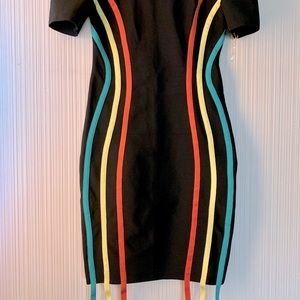 Off-the-shoulder Black Fashion Nova bandage dress